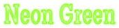 Neon Green Logo Style