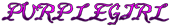 PURPLE GIRL Logo Style