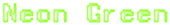 Neon Green Logo Style