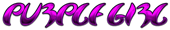 PURPLE GIRL Logo Style