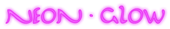 Neon Glow Logo Style