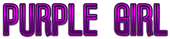 PURPLE GIRL Logo Style