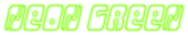 Neon Green Logo Style