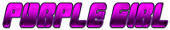 PURPLE GIRL Logo Style