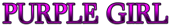 PURPLE GIRL Logo Style