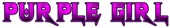 PURPLE GIRL Logo Style