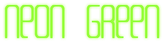 Neon Green Logo Style