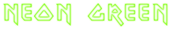 Neon Green Logo Style