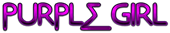 PURPLE GIRL Logo Style