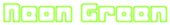 Neon Green Logo Style