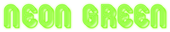 Neon Green Logo Style