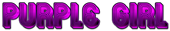 PURPLE GIRL Logo Style