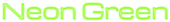 Neon Green Logo Style