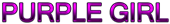 PURPLE GIRL Logo Style