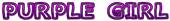 PURPLE GIRL Logo Style