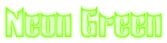 Neon Green Logo Style