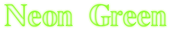 Neon Green Logo Style