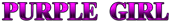 PURPLE GIRL Logo Style