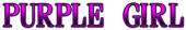 PURPLE GIRL Logo Style