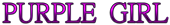 PURPLE GIRL Logo Style