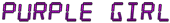 PURPLE GIRL Logo Style