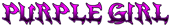 PURPLE GIRL Logo Style