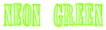 Neon Green Logo Style