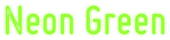 Neon Green Logo Style