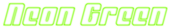 Neon Green Logo Style