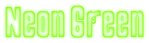 Neon Green Logo Style