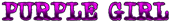 PURPLE GIRL Logo Style