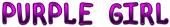 PURPLE GIRL Logo Style