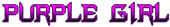 PURPLE GIRL Logo Style