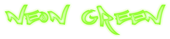 Neon Green Logo Style