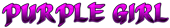 PURPLE GIRL Logo Style