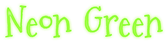 Neon Green Logo Style