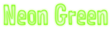 Neon Green Logo Style