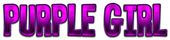 PURPLE GIRL Logo Style