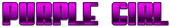 PURPLE GIRL Logo Style