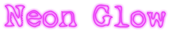 Neon Glow Logo Style