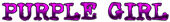 PURPLE GIRL Logo Style