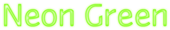 Neon Green Logo Style