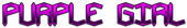 PURPLE GIRL Logo Style