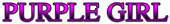 PURPLE GIRL Logo Style