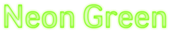 Neon Green Logo Style