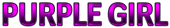 PURPLE GIRL Logo Style