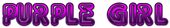 PURPLE GIRL Logo Style