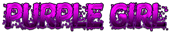 PURPLE GIRL Logo Style