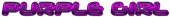 PURPLE GIRL Logo Style