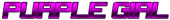 PURPLE GIRL Logo Style